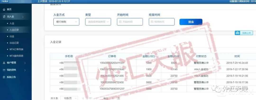 入金入不了,出金出不来,最后官网也都打不开,E-Trans易特资质全靠抄