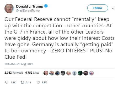 特朗普再发推美元涨声依旧 黄金高台跳水、铂金却飙升