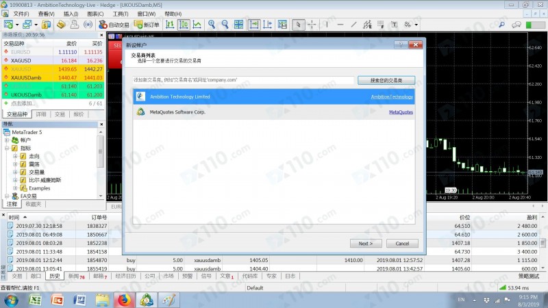 在Ambition Forex平台交易盈利后申请出金，带单人却要求需先付盈利的10%