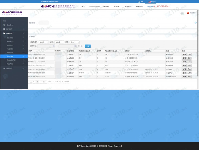 在高朋金融申请出金几个月了一直未审核