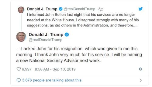 特朗普炒掉安全顾问白宫震荡 黄金缩减跌幅白银反弹