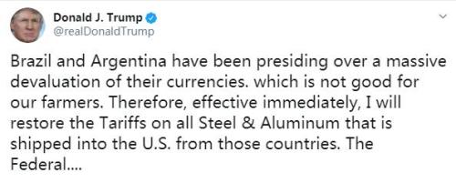 彻底改变游戏规则？特朗普将关税与汇率挂钩 大棒挥向南美双雄！