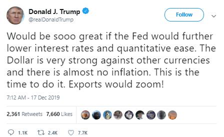 特朗普再向美联储喊话 约翰逊一句话将英镑打回原形