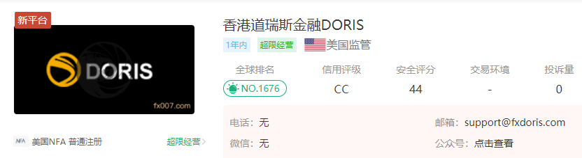 香港道瑞斯金融外汇怎么样