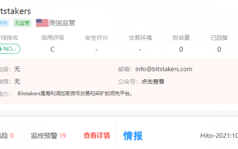 Bitstakers外汇平台是由哪个机构监管的？