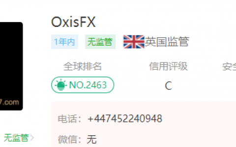 OxisFX外汇怎么样