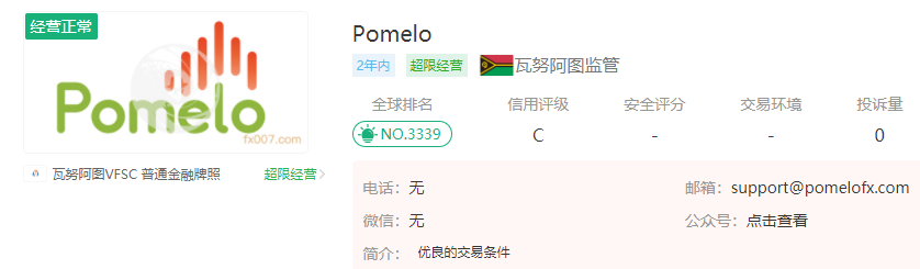 Pomelo外汇怎么样