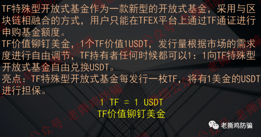 TFEX开放式信托基金-背景、团队全是假的，连公司都不存在！！