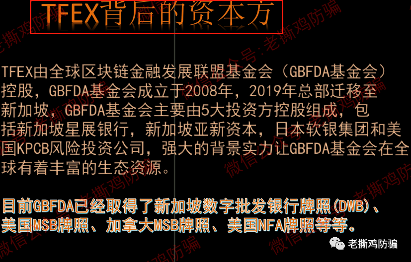 TFEX开放式信托基金-背景、团队全是假的，连公司都不存在！！